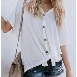 Button down tie shirt